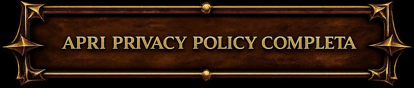 Apri Privacy Policy completa